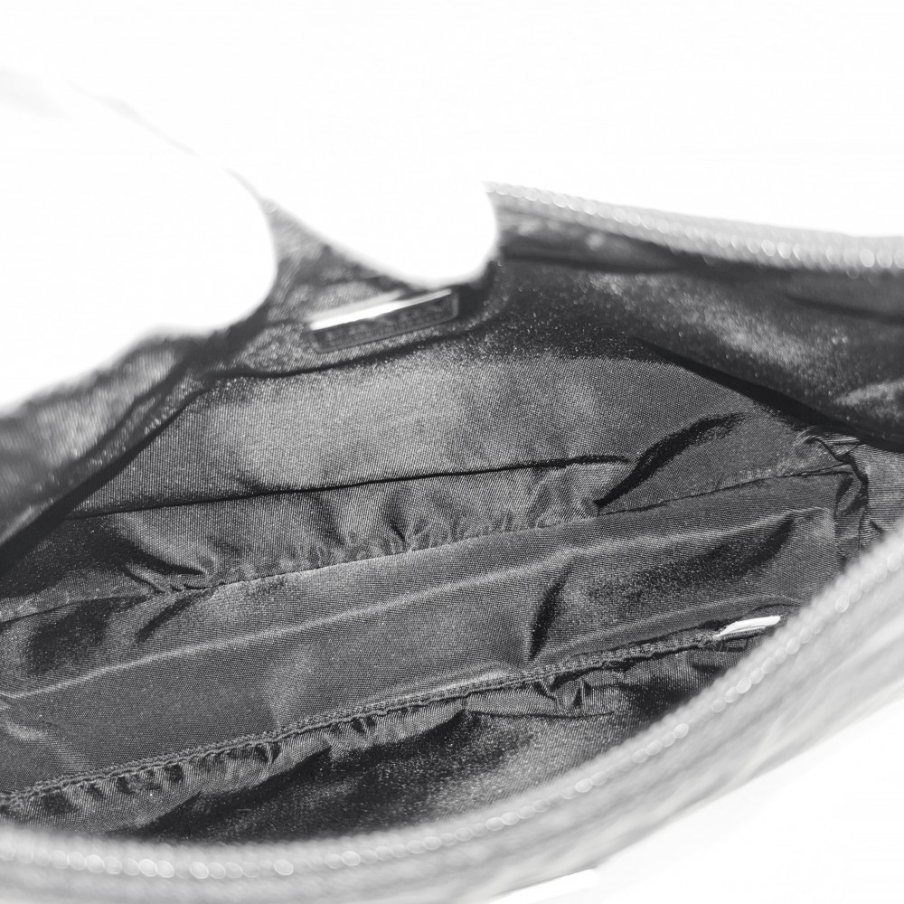 Prada Triangle Logo Mini Bag Accessory Pouch Nylo… - image 4